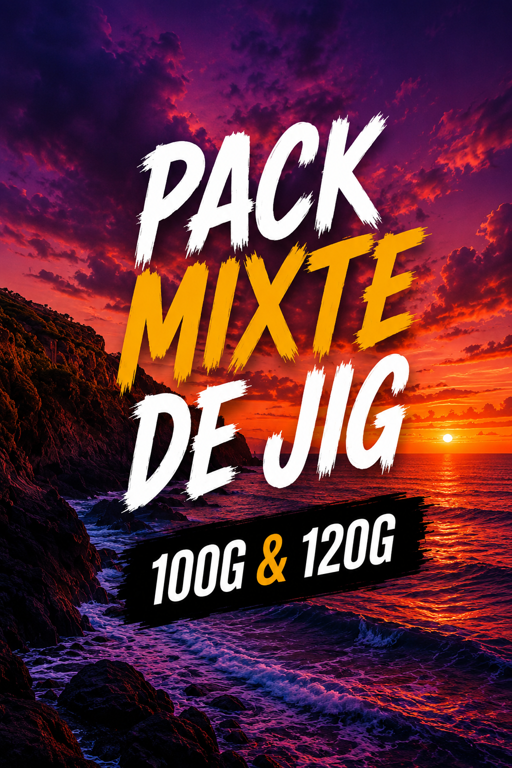 Pack Mixte Jigs 100g & 120g