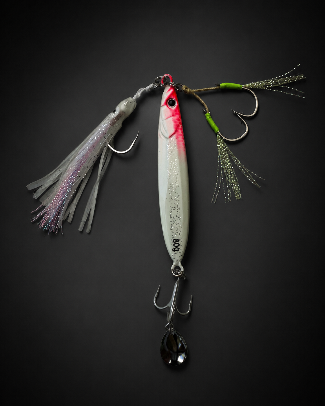 Jig luminoso jigging lento / rápido – 80g & 100g