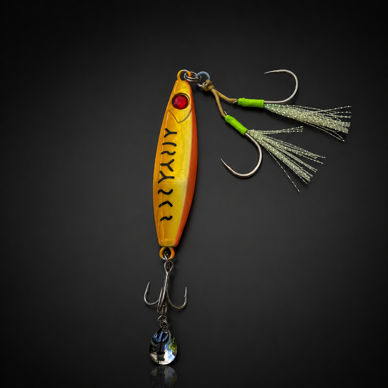 Jig lumineux avec billes internes – jigging lent / rapide – 100g & 120g
