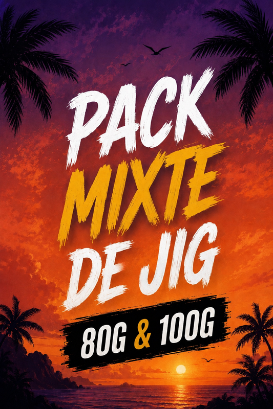 Pack Mixte Jigs 80g & 100g